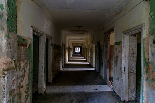 Old abandoned sanatory in Latvia, Baldone