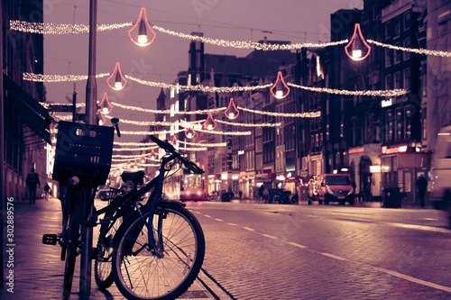 Amsterdam Christmas. Filtered colors style.
