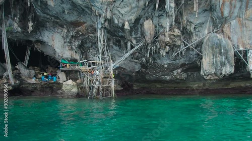 Viking Cave - attraction closed for tourists for edible bird's nests harvesting, Phi Phi Islands, Thailand