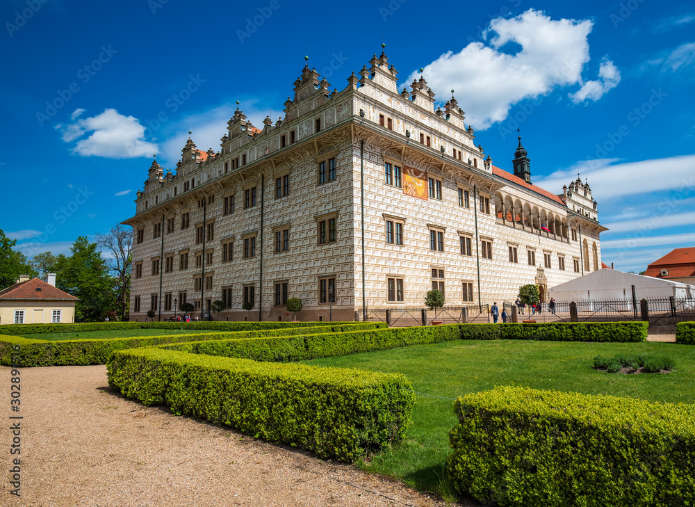Picturesque view of Litomysl Castle, Czech Republic
