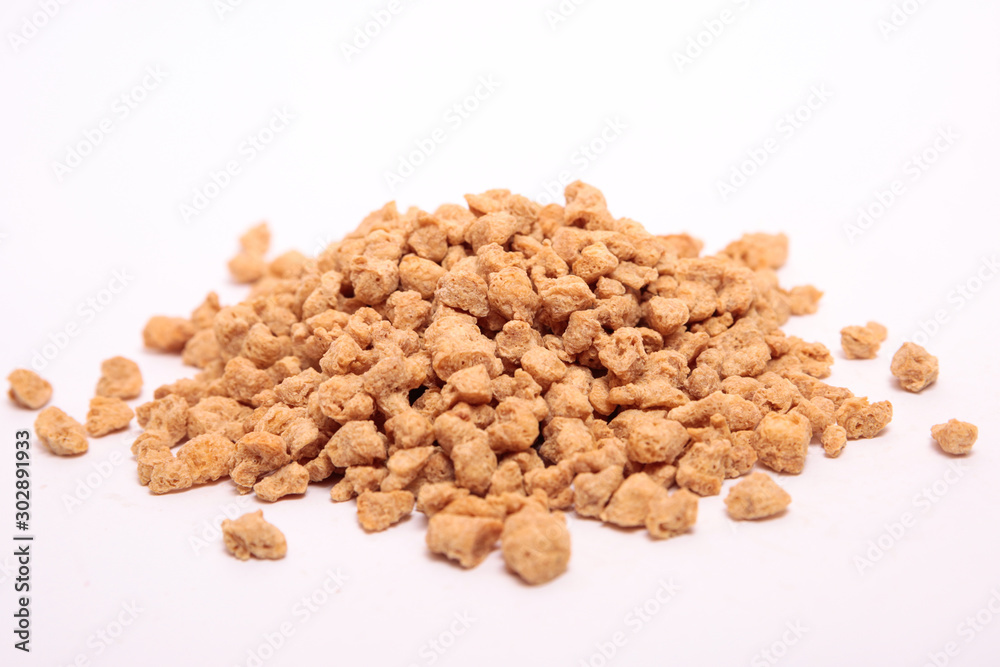 Proteína de soja texturizada fina, deshidratada. Proteína de soja texturizada fina, deshidratada.