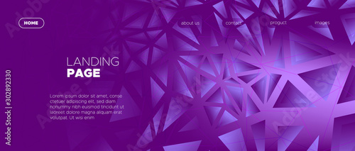Gradient Landing Page. Grap...