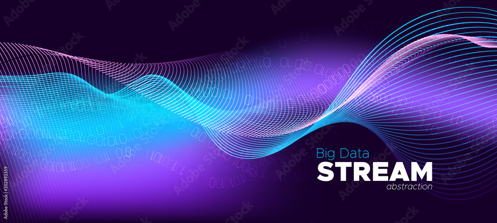 Data Software. Glow Technology Abstract. Violet 