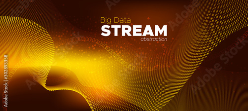 Matrix Big Data. Gold Vecto...