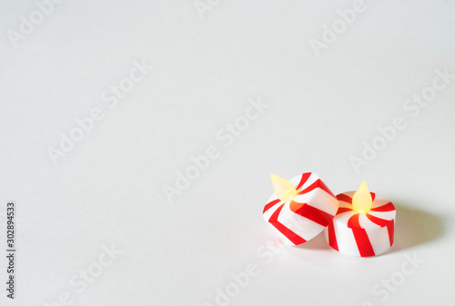 christmas candles. items for background