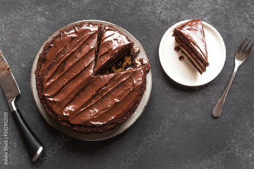 Bild auf Leinwand Chocolate Cake