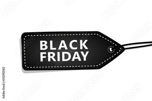black friday promotion label vector illustration EPS10