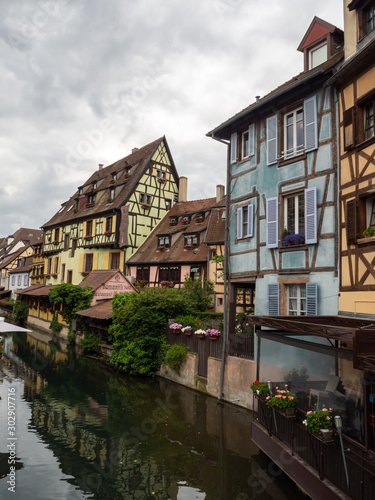 Architecture and residential buildings of the old city, Colmar