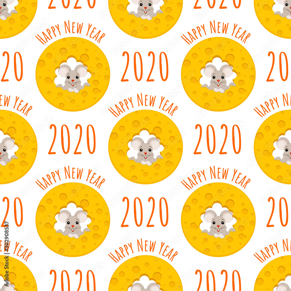 Mouse in cheese 2020 pattern Mouse in cheese 2020 pattern