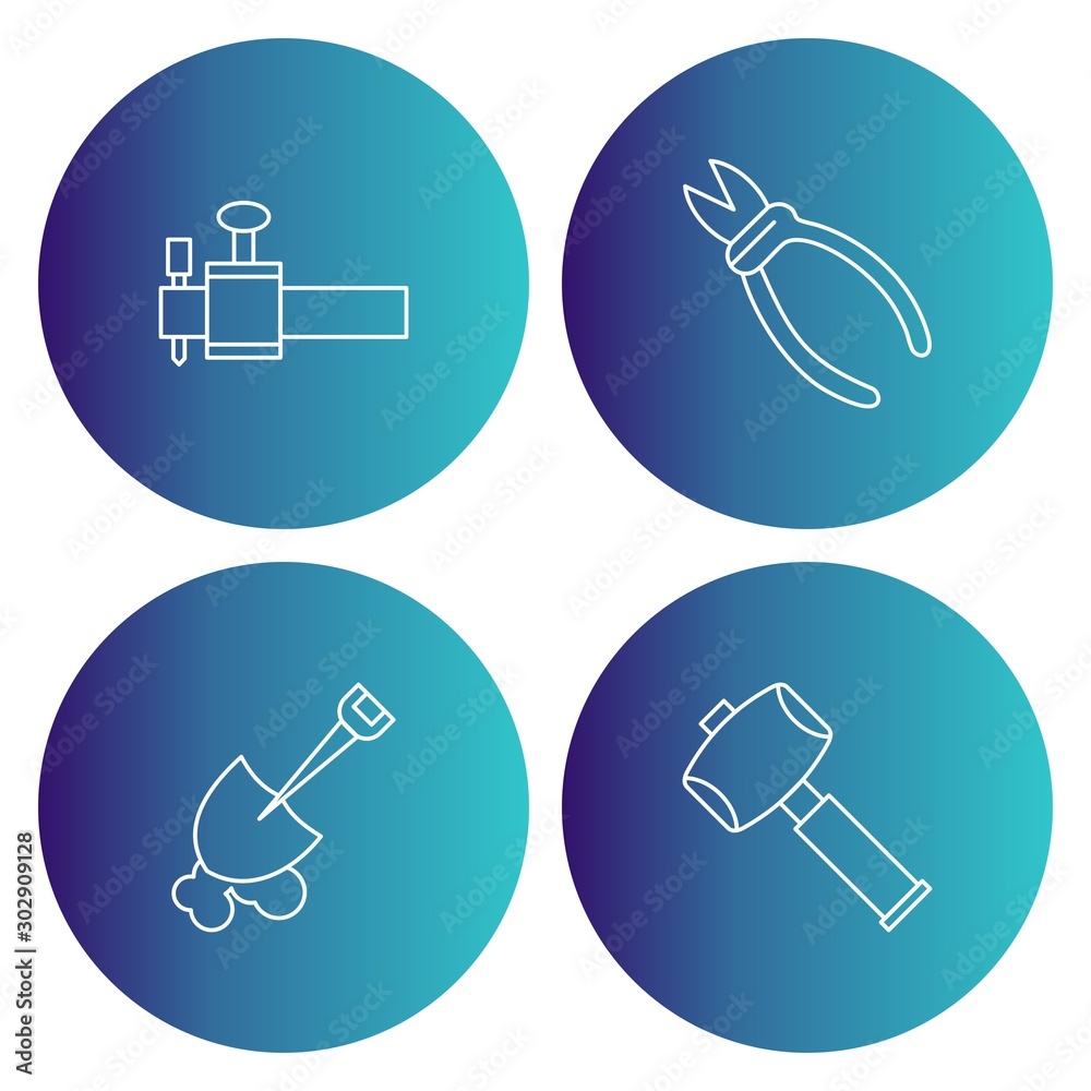 Set of 4 Quality icon