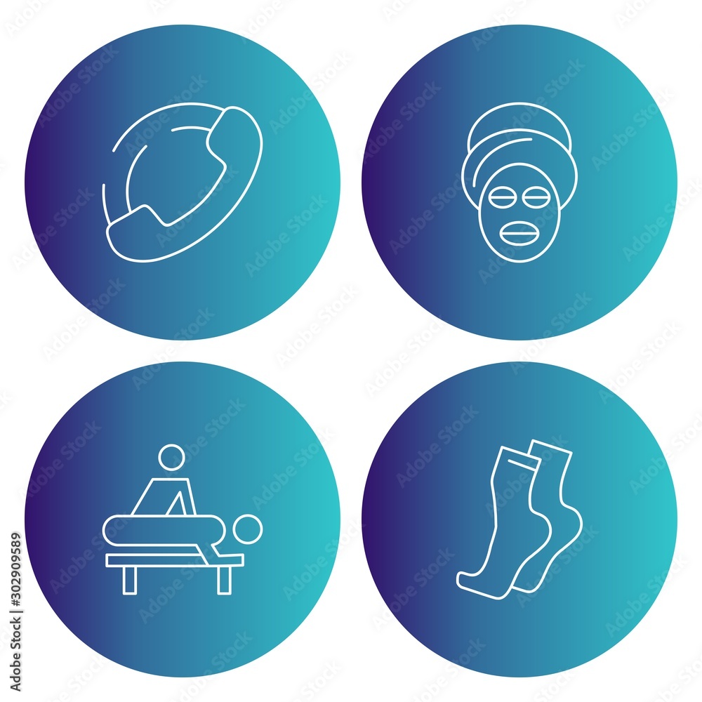 Set Of Universal 4 Icons Set Of Universal 4 Icons