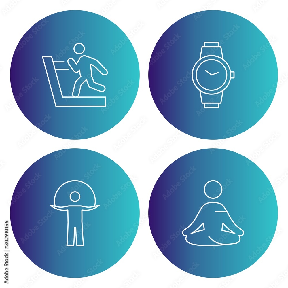 Set Of Universal 4 Icons Set Of Universal 4 Icons