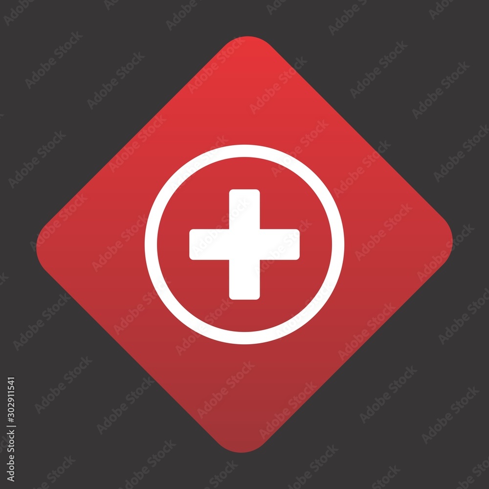 Fototapeta premium Add Icon For Your Project