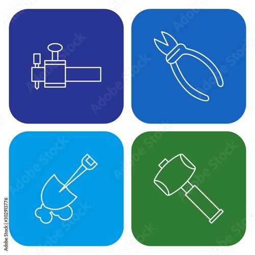 Set of 4 Quality icon