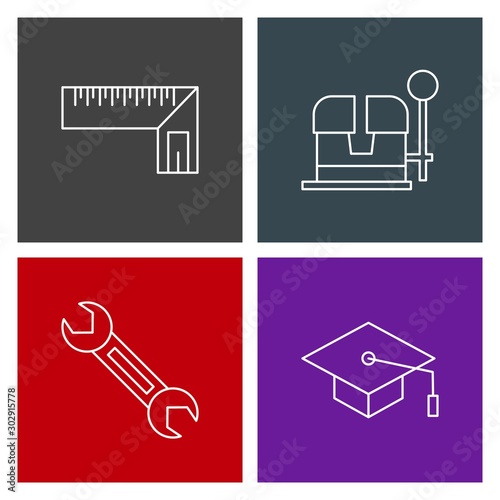 Simple Set of Universal Related Color Icons