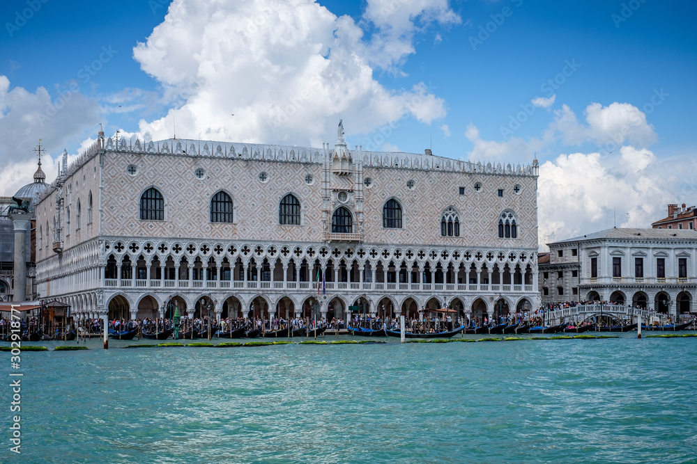 Doges palace in Venice Italy
