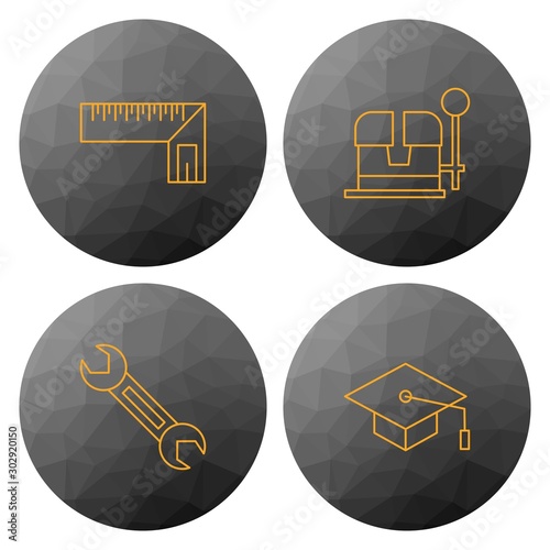 Simple Set of Universal Related Color Icons