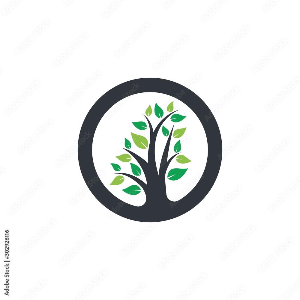 Tree logo template vector icon Tree logo template vector icon