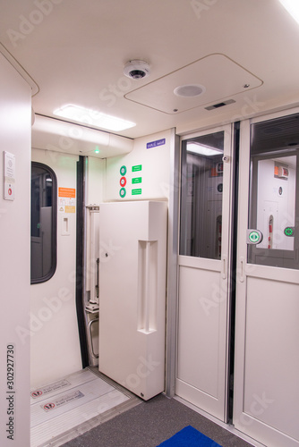 Interior of new Thailand train.