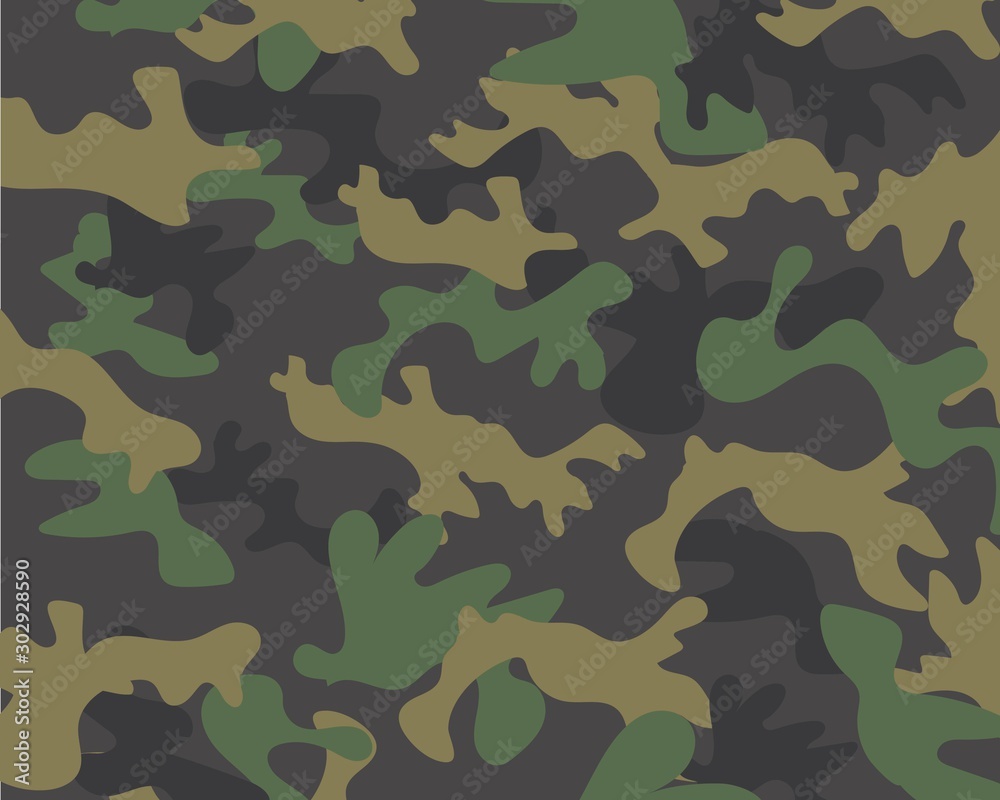 Fototapeta premium camouflage military textured background vector design
