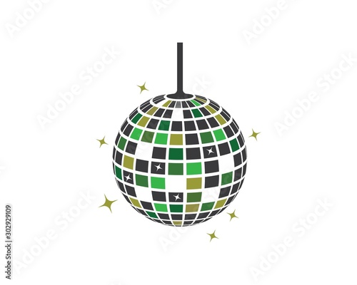 disco ball icon vector illustration design