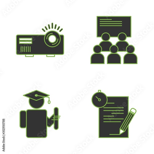 4 User interface Icon set for web and mobile applications