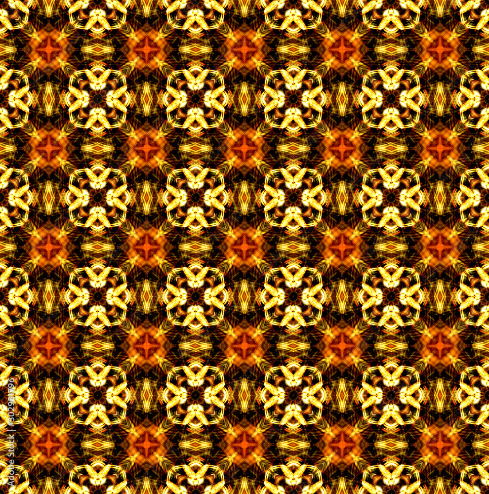 Pattern mandala kaleidoscope Abstract geometric colorful seamless background . Cross repeated squares and blocks background. Pattern mandala kaleidoscope Abstract geometric colorful seamless background . Cross repeated squares and blocks background.