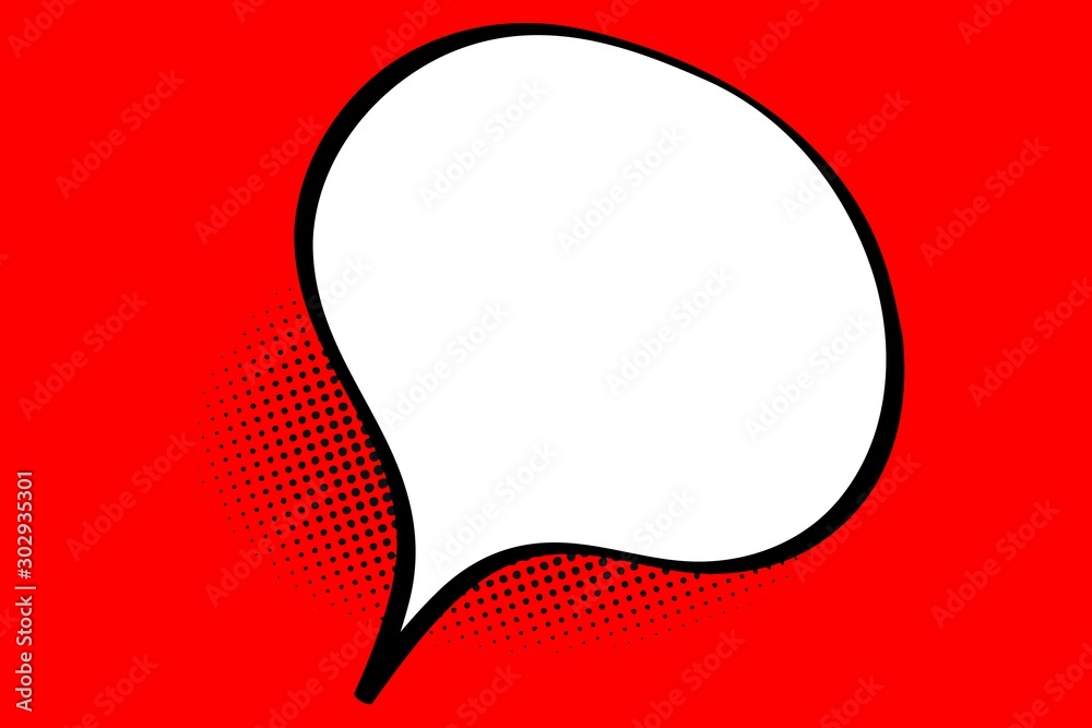 Isolated comic expression on a colored background Isolated comic expression on a colored background