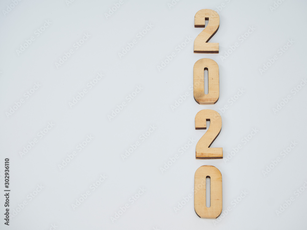 Symbol from number 2020. Festive New Year Symbol from number 2020. Festive New Year