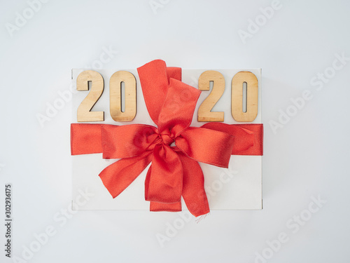 Symbol from number 2020. Festive New Year