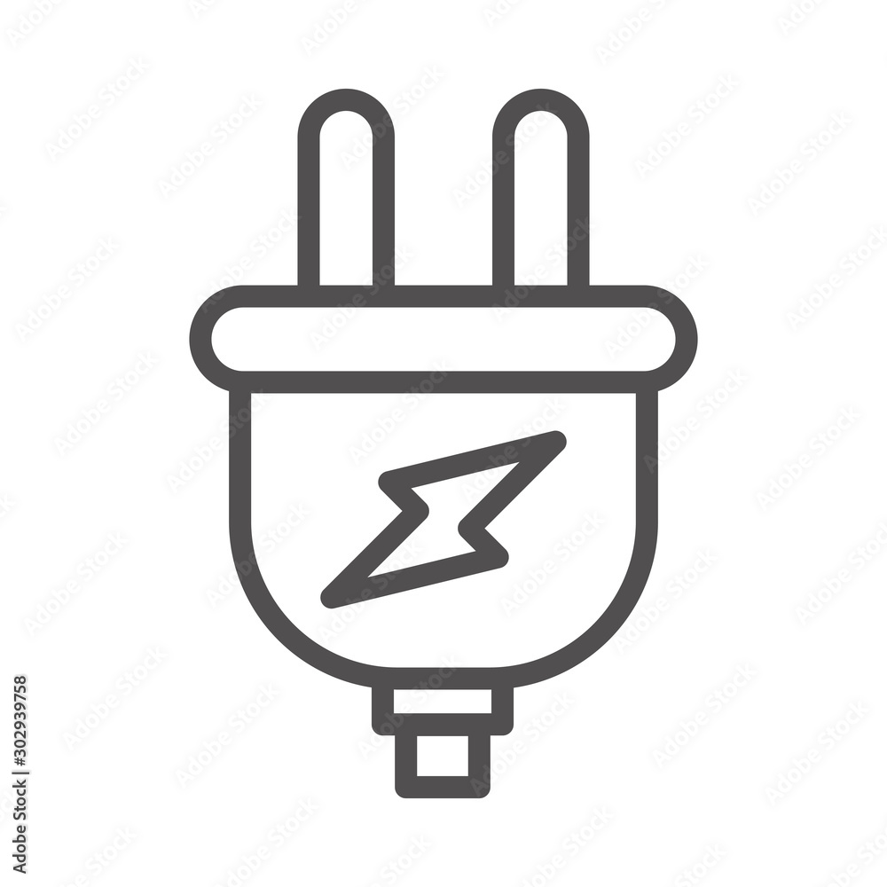 Plug Vector illustration. Quality design element Line Icon. Plug Vector illustration. Quality design element Line Icon.
