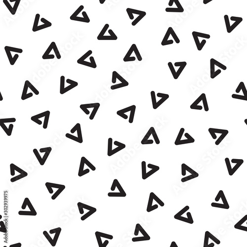 Fancy pattern with triangles