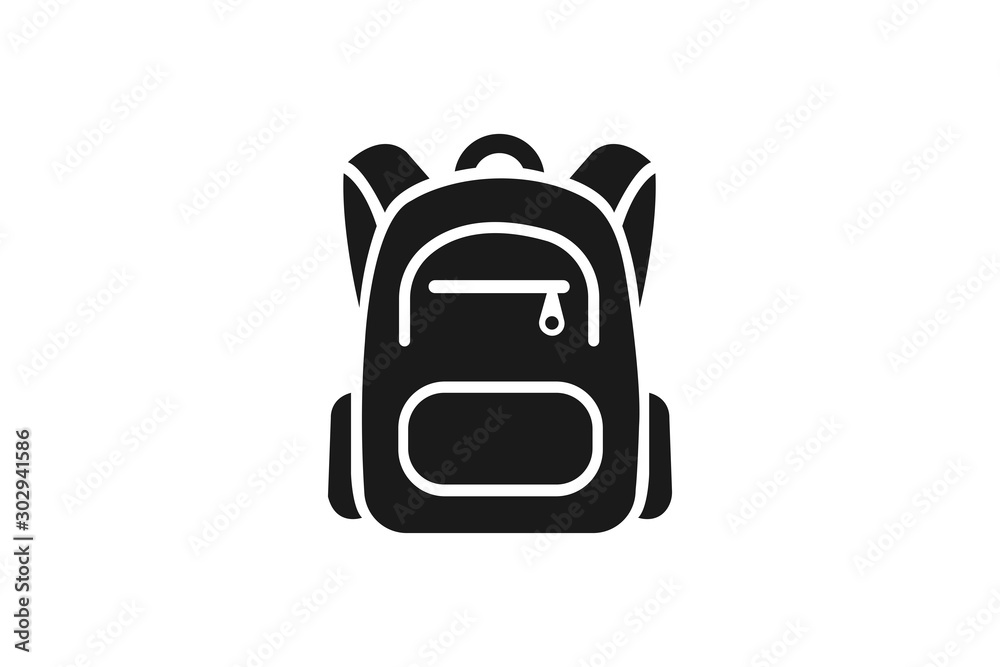 Stockvector school bag icon carry bag icon simple vector illustration   Adobe Stock