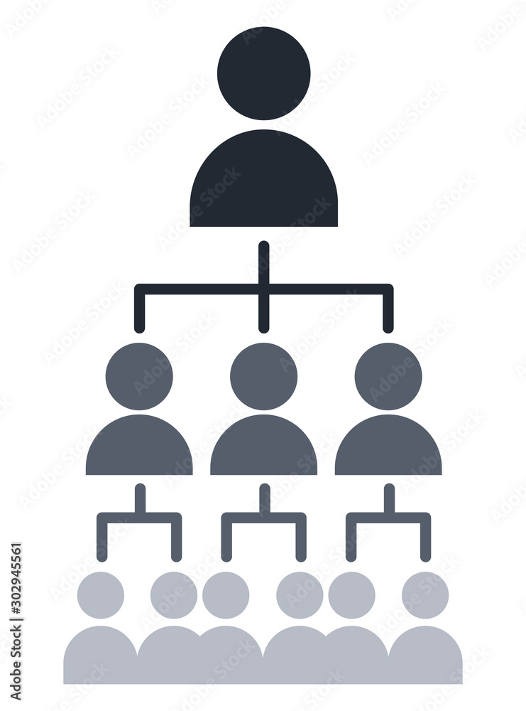 Fototapeta premium picto organigramme