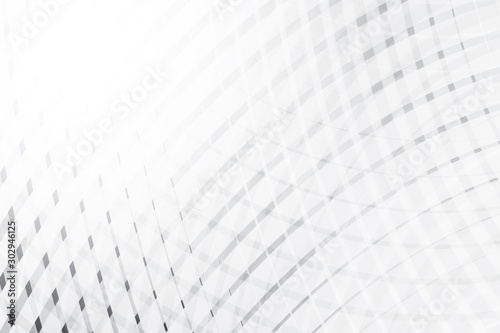 Abstract geometric white and gray color background. Vector, illustration.	