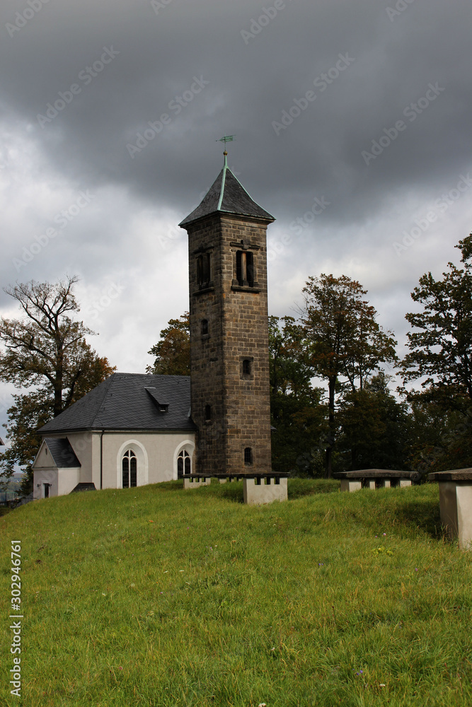 Eine Kirche auf der Festung Königsstein
