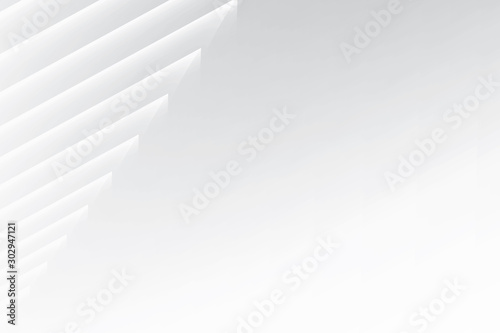 Abstract geometric white and gray color background. Vector, illustration.	