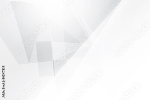 Abstract geometric white and gray color background. Vector, illustration. 
