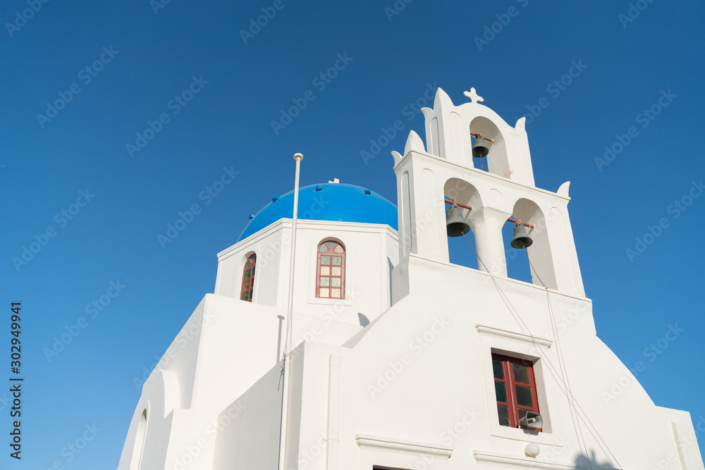 Orthodox church in Santorini, Greece Orthodox church in Santorini, Greece