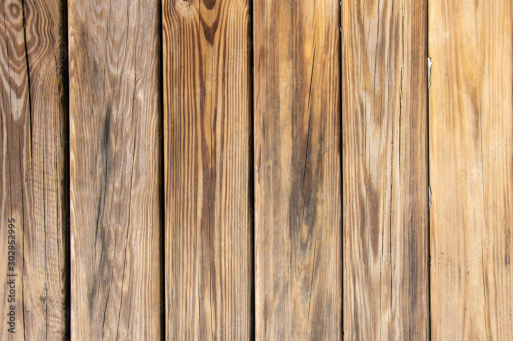 Fototapeta premium close up of vertical wood pattern background
