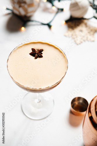 Christmas Cocktail with Star Anise