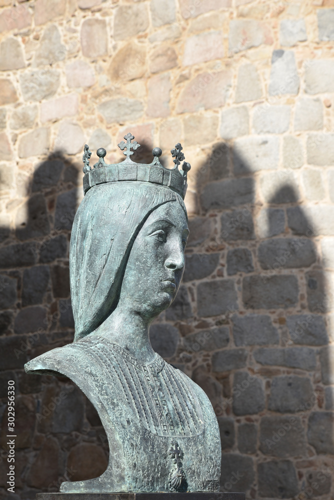 Fototapeta premium Isabelle la catholique à Avila, Espagne