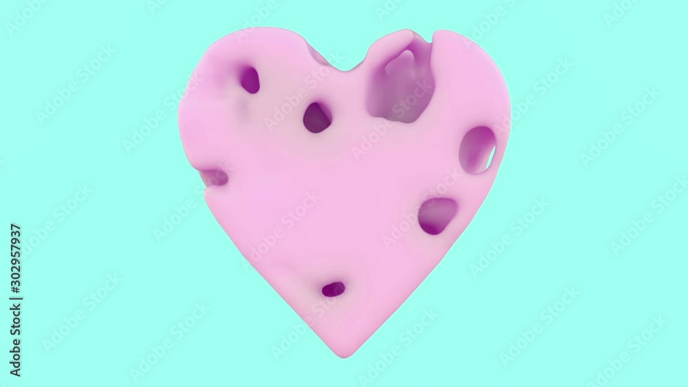 3d animation of a heart shape weightless liquid or cream. Perfect futuristic trendy fashion glamour footage for advertising cosmetic products. Sign of love and preferences. 3d animation of a heart shape weightless liquid or cream. Perfect futuristic trendy fashion glamour footage for advertising cosmetic products. Sign of love and preferences.