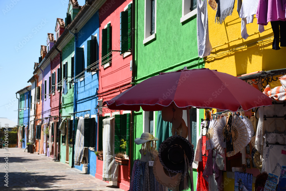 Cityscape pictures of the lovely, stunning, fresh, vibrant and super colorful picturesque Burano