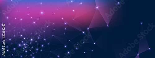 High Technology Information. Vector Big Data. 