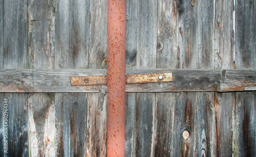 texture of old boards in the fence