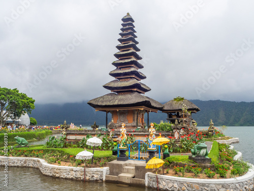 Photo near the Temple of Water on the island of Bali