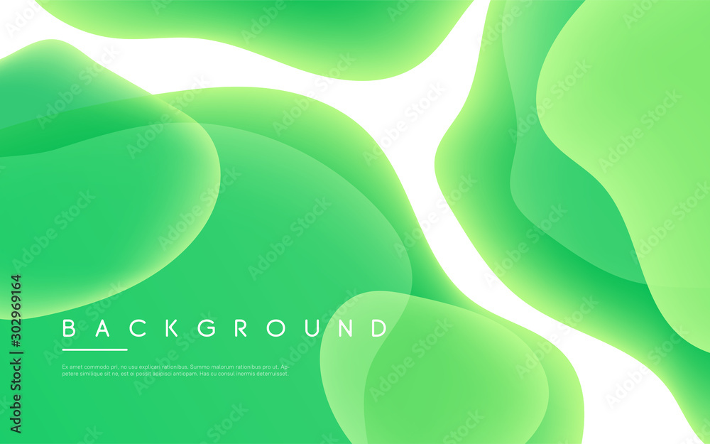 Abstract minimalist vector background with liquid bubble shapes - obrazy, fototapety, plakaty 