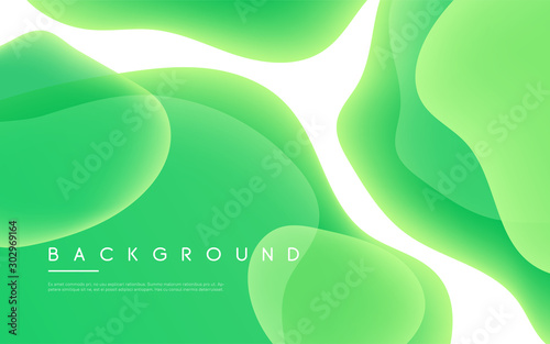 Abstract minimalist vector background with liquid bubble shapes
