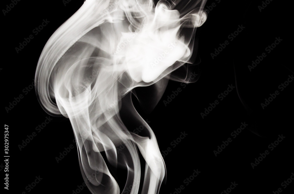 Nature Abstract: The Delicate Beauty and Elegance of a Wisp of White Smoke Nature Abstract: The Delicate Beauty and Elegance of a Wisp of White Smoke